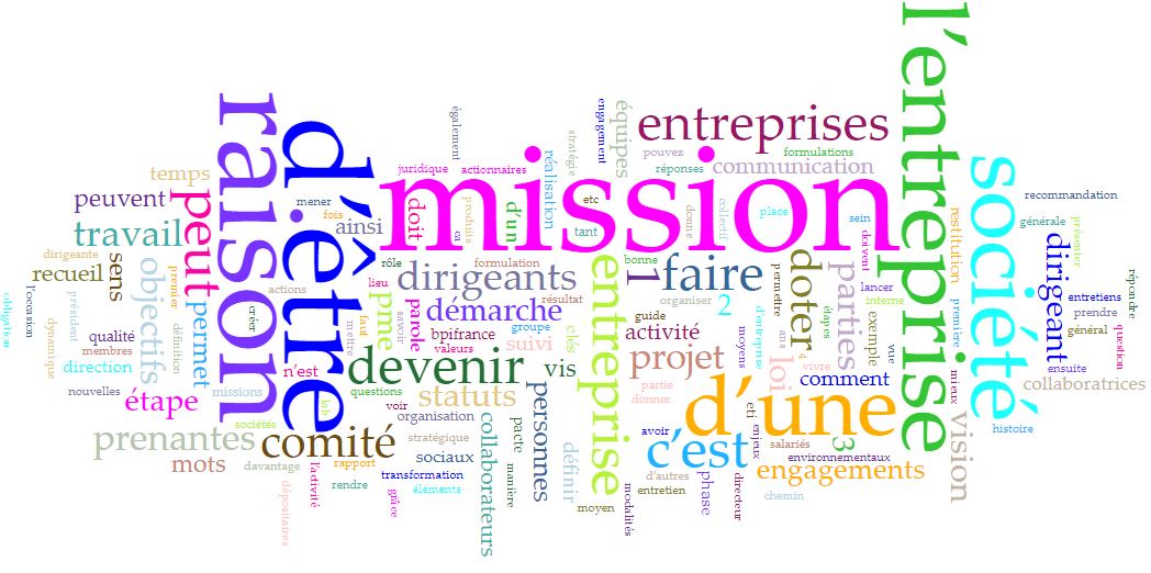 Cartographie Analyse Sémantique Entreprise à Mission